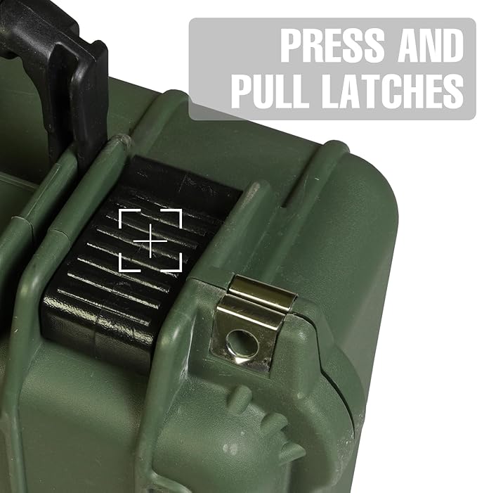 Jack Boss 14x 11.5x 6.5 Inch Hard Case, Portable Weather Waterproof Protective - Image 3