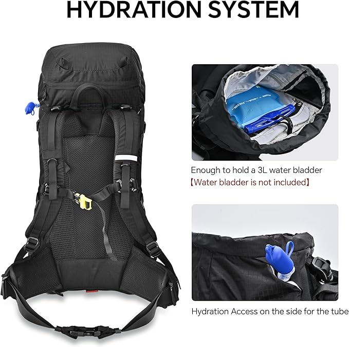 N NEVO RHINO 40L Internal Frame Hiking Backpack - Image 5