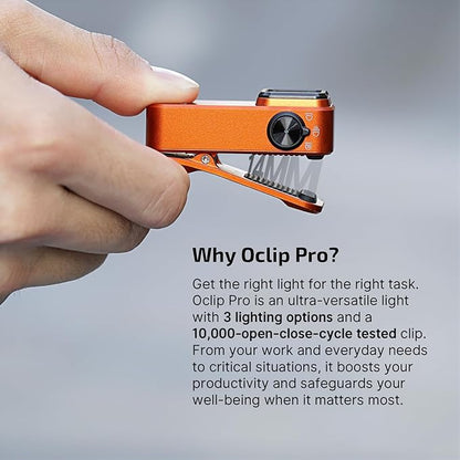 OLIGHT Oclip Pro EDC Flashlight Clip-on Light, Rechargeable 500 Lumens - Image 3