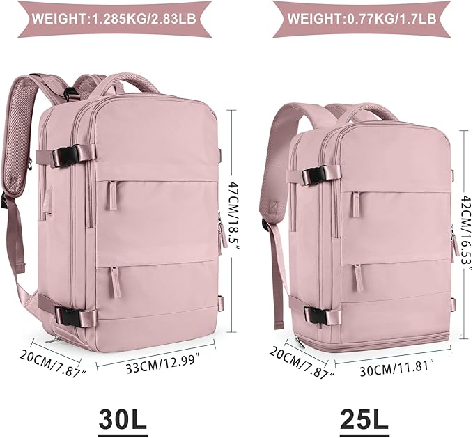coowoz Travel Backpack For Women Men, Carry On Backpack, Hiking Backpack - Image 4