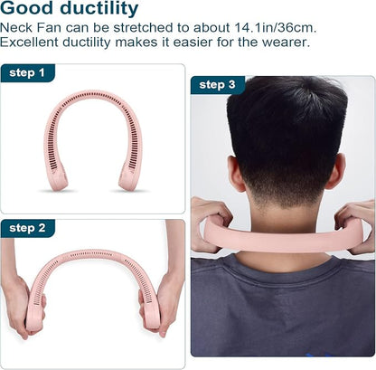CIVPOWER Neck Fan: Portable Personal Neck Cooling Rechargeable Bladeless Fan - Image 7