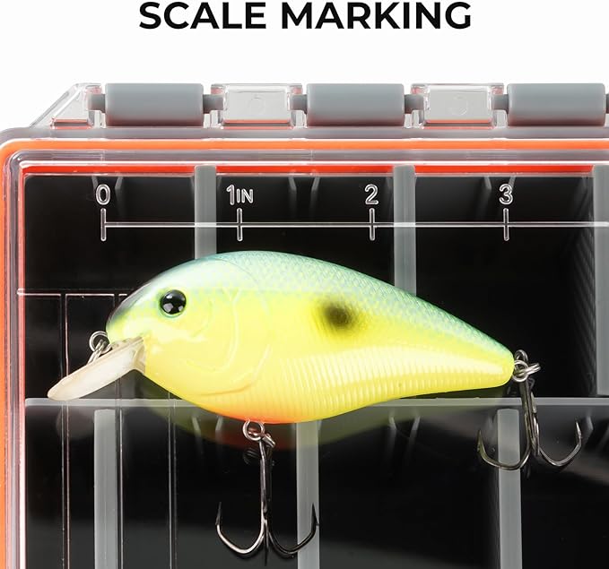 KastKing HyperSeal Waterproof Tackle Box, 3700 Deep Tackle Trays, Fishing - Image 5