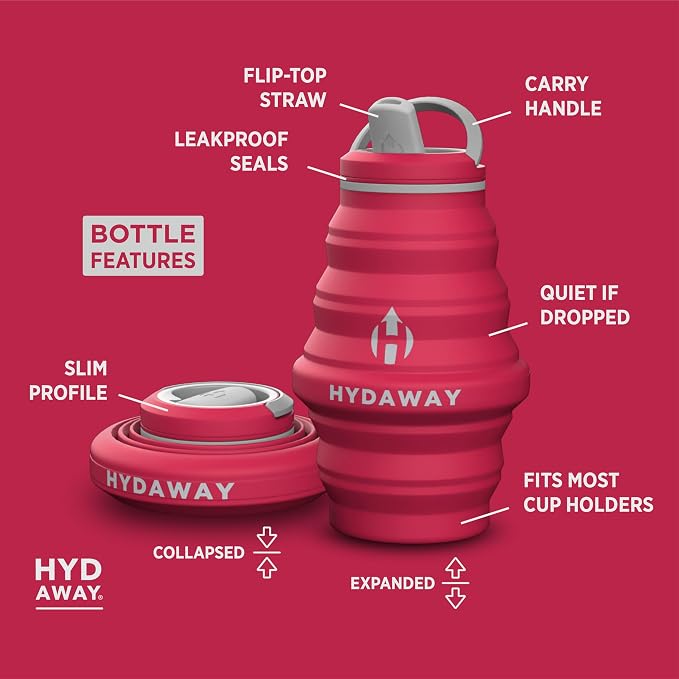 HYDAWAY 17oz Collapsible Water Bottle - Image 5