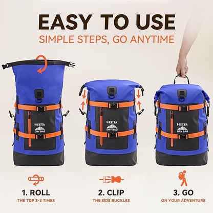 HEETA Dry Bags Waterproof Backpack 40L - Image 3