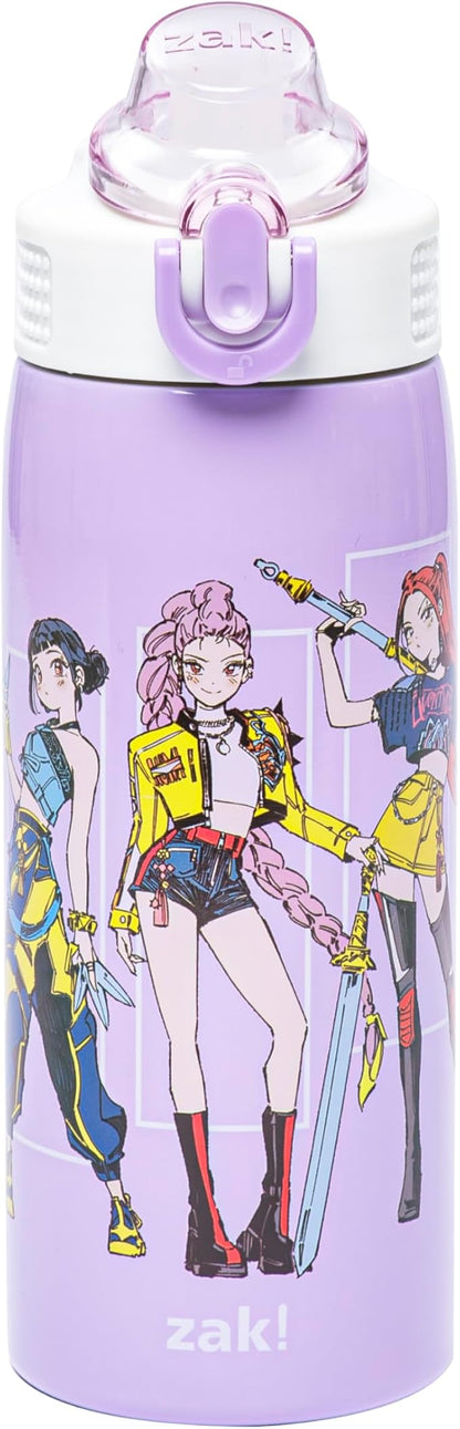 Zak Designs KPop Demon Hunters Sage Kids Water Bottle by ZakDesigns