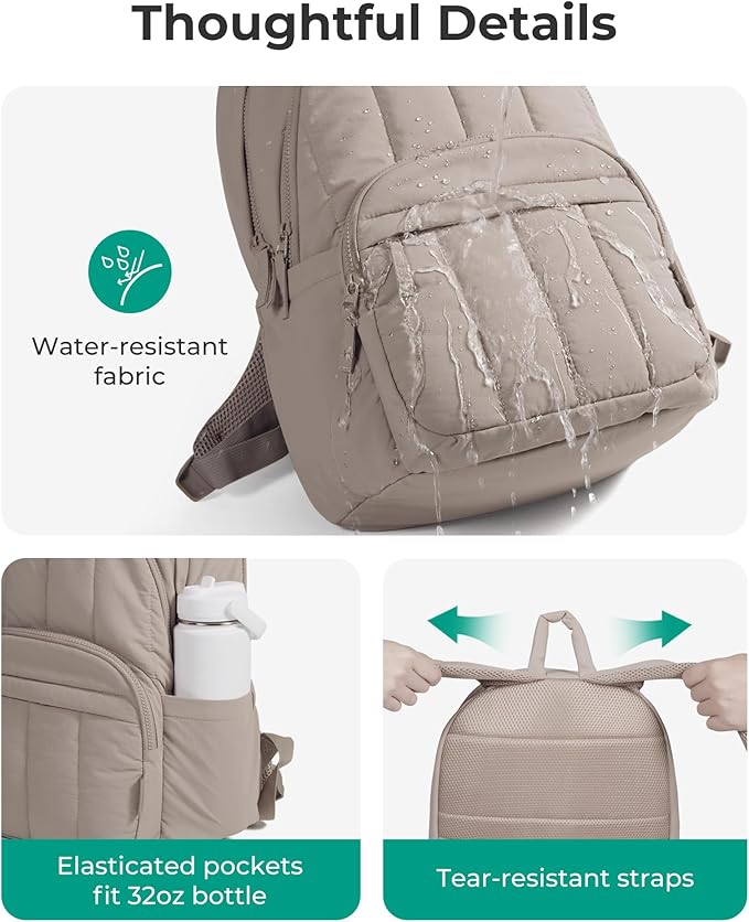 BAGSMART Womens Backpack Small Travel Laptop Backpack - Image 7