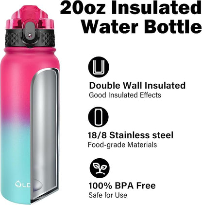 Oldley Insulated Water Bottle 20oz Water Bottles - Image 4