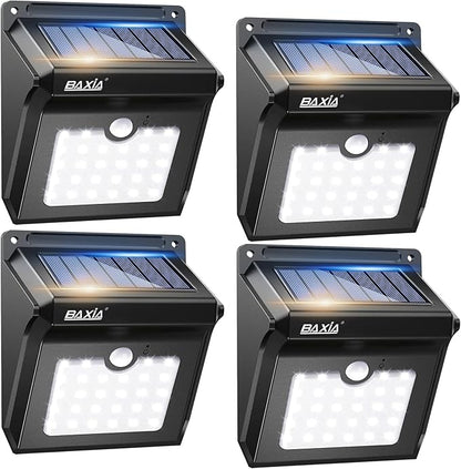 BAXIA TECHNOLOGY Solar Outdoor Lights Wireless Security Motion Sensor Solar by BAXIATECHNOLOGY