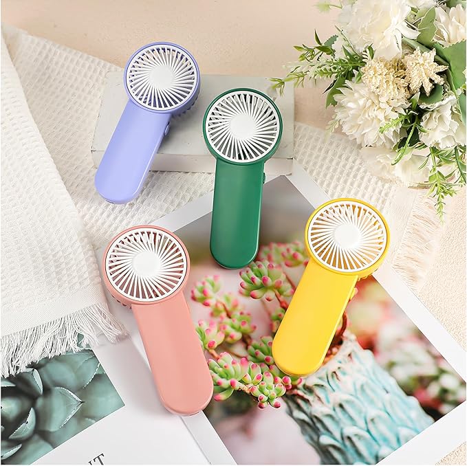 Sumind 100 Pcs Small Personal Portable Fan Mini Handheld Bulk 1 Speed Electric - Image 2