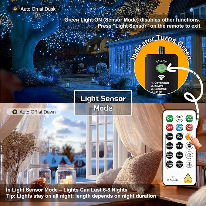 HXWEIYE Rechargeable Fairy Lights - Image 4