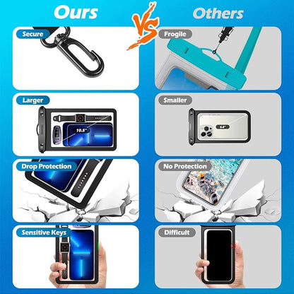 10.5" XL Large Waterproof Phone Pouch - Image 3