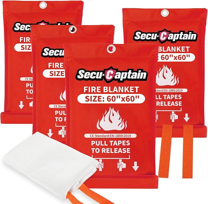 SecuCaptain Emergency Fire Blanket by SecuCaptain