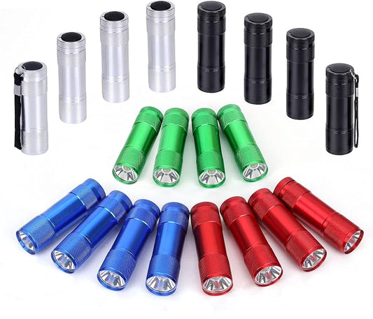 FASTPRO 20-Pack 100 Lumen Super Bright Aluminum LED Flashlights Set, by FASTPRO