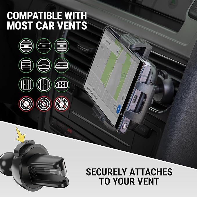 Scosche SUHVWDL-2XCES0 Universal Phone Mount, Rotatable Hands-Free Car Air - Image 5