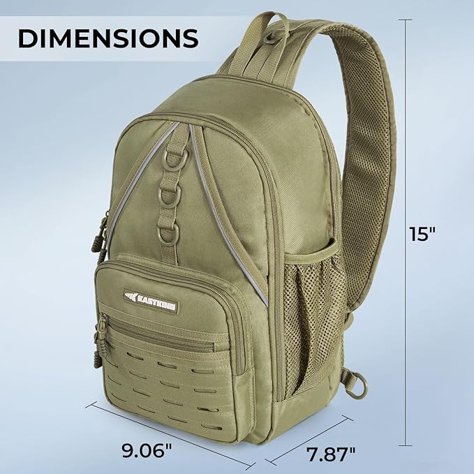 KastKing Karryall Sling Tackle Bag–Fishing Sling Pack, Fishing Backpack - Image 7