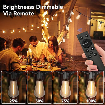 YOYONACY 100 FT Outdoor String Lights - Image 2