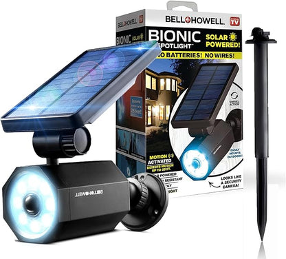 Bell+Howell Bionic Spotlight Motion Solar Spot Lights Outdoor Waterproof by BellHowell