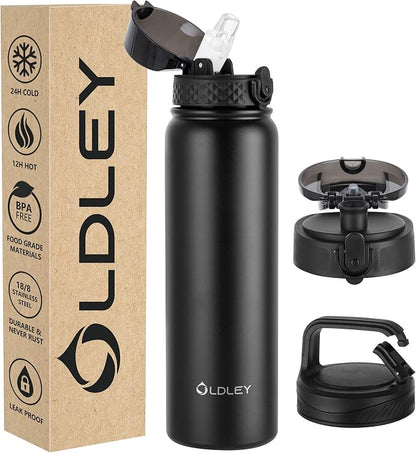 Oldley Insulated Water Bottle 32oz Water Bottles by OLDLEY