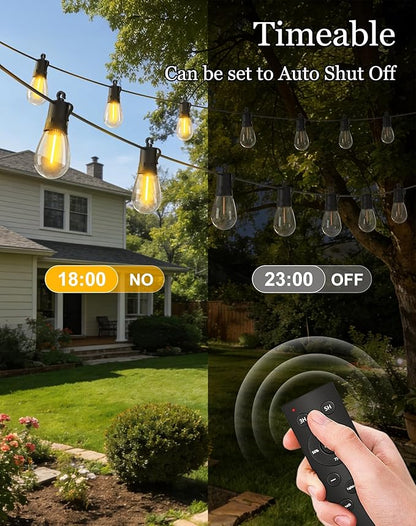 65ft-Solar-Powered-Lights-Outdoor-Waterproof-String - Image 5