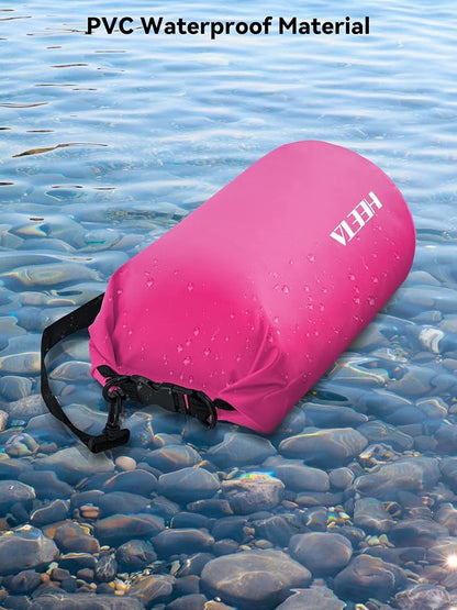 HEETA Waterproof Dry Bag for Women Men, 5L/10L/20L/30L/40L Roll Top Lightweight - Image 3