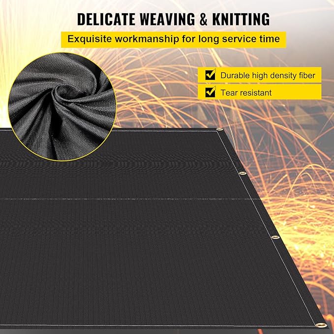VEVOR Fire Blankets, 2 Pack Welding Blankets, 1022 °F Flame Retardant Blanket - Image 6