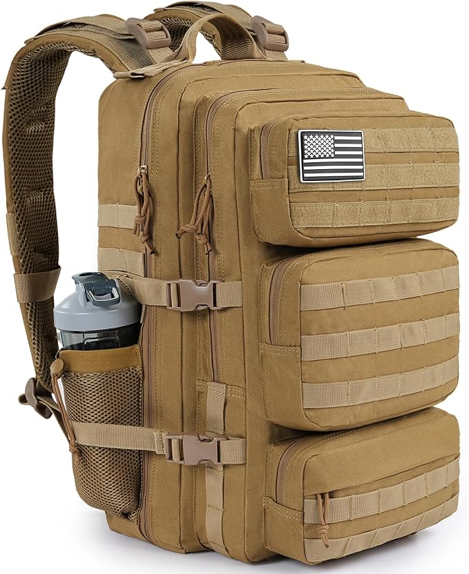 Military Tactical Backpack 25L Day Backpack by KOOKOOMIA