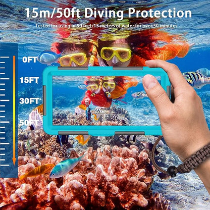 Underwater Phone Case for Snorkeling, Professional Deep Diving Waterproof Phone - Image 4