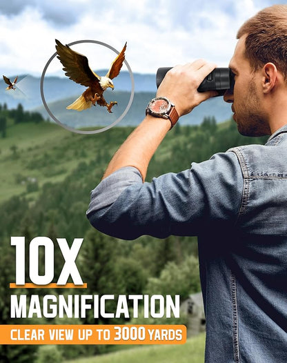 BEBANG Binoculars for Adults 10x42 High Powered Waterproof Binoculars for Bird - Image 6