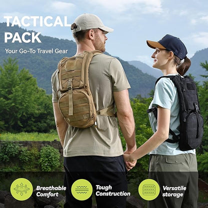 MARCHWAY Tactical Molle Hydration Pack Backpack - Image 2