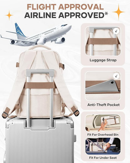 Travel Backpack Carry on Flight Approved Mochila De Viaje Personal Item Backpack - Image 7