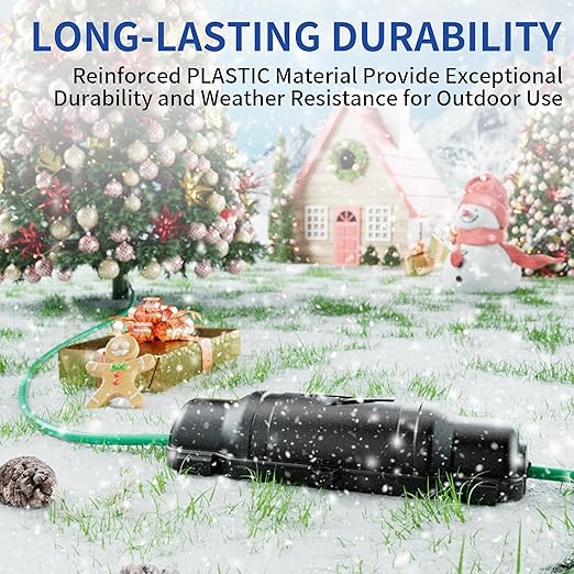 9 Pack Outdoor Extension Cord Safety Cover - Image 6