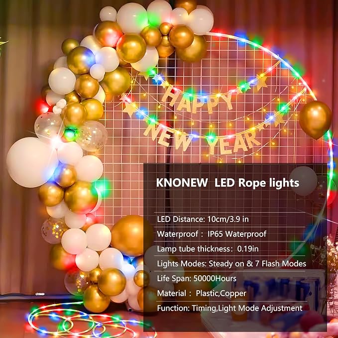 KNONEW 328FT 1000LED Rope Lights - Image 7