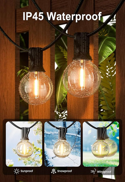 DAMAING Outdoor 100FT Globe String Lights - Image 3