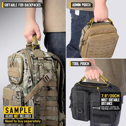 Tactical Paracord Handle，9-core Weaving Paracord Strap - Image 3