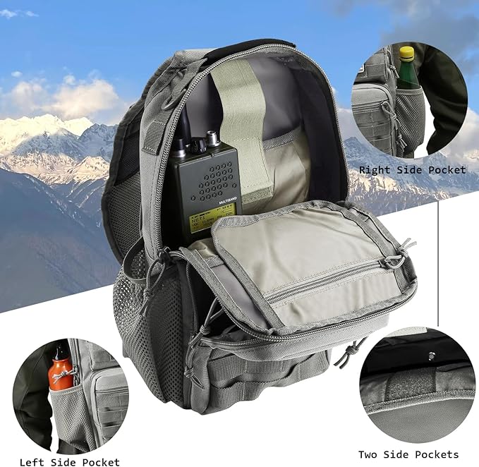 Rover Sling Pack Tactical Shoulder Sling Bag Backpack - Image 4