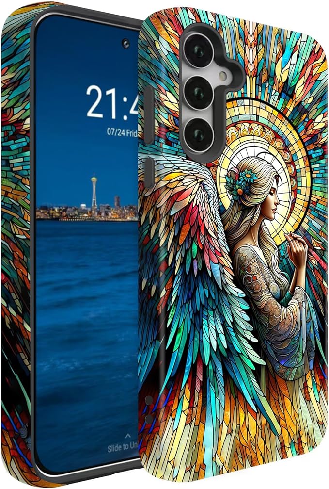 Compatible for Samsung Galaxy S26 5G Case, Dual Layer Heavy Duty 2 in 1 by BSMOSPER