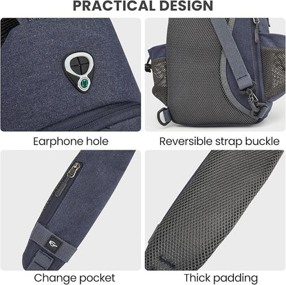G4Free Canvas Sling Bag Crossbody Backpack - Image 6