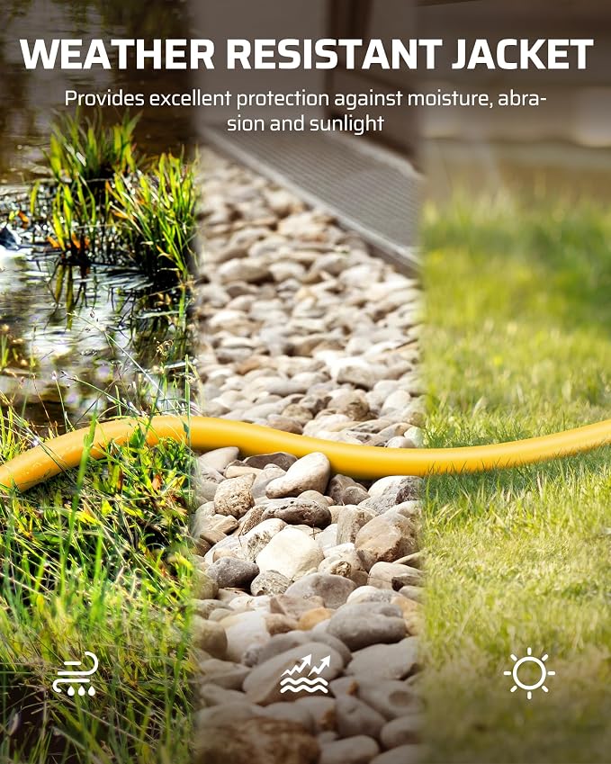 DEWENWILS 6FT Automatic GFCI Extension Cord Outdoor, Heavy Duty 12/3 SJTW Cord - Image 6