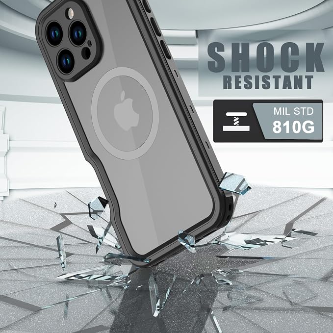 for iPhone 16 Pro Max Case Waterproof, Full-Body Hard Case Built-in - Image 4
