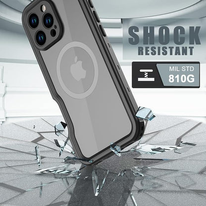 for iPhone 16 Pro Max Case Waterproof, Full-Body Hard Case Built-in - Image 4