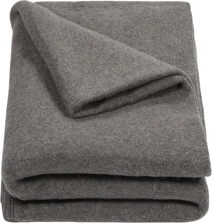 REDCAMP Wool Blanket, Warm and Thick Wool Camping Blanket- Great by REDCAMP