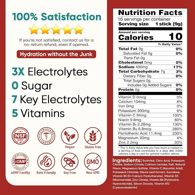 Venture Pal Sugar Free Electrolyte Powder Packets - Image 7