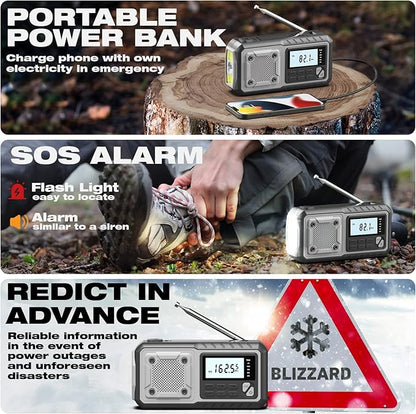 Emergency Weather Radio 5000mAh - Image 4