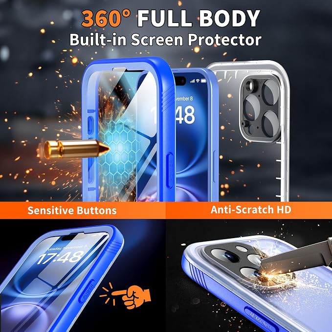 Cozycase for iPhone 16 Pro Max Case Waterproof - Image 5
