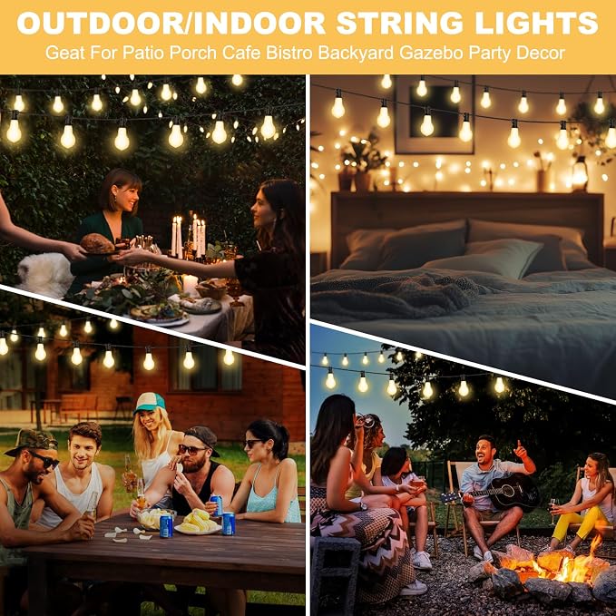 100FT Outdoor String Lights Waterproof - Image 7