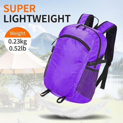 Small Hiking Backpack 15L Travel Lightweight Hiking Packable Daypack - Image 7