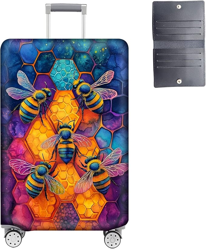 Luggage Cover Protector for 26-28 Inch Suitcases, TSA Approved Elastic Travel by Unknown