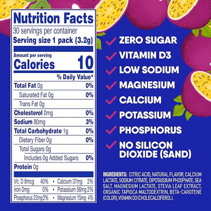 GoHydrate Low Sodium Electrolytes Powder Packets Sugar Free - Image 6