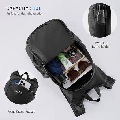 Uselike 10L Small Hiking Backpack Travel Daypack Lightweight Packable Back Pack - Image 5