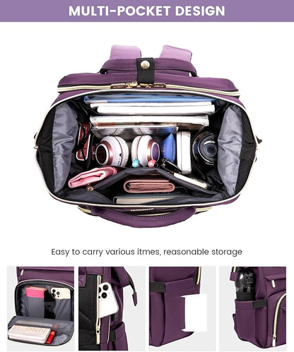 LOVEVOOK Laptop Backpack Women, 15.6 Inch Backpack - Image 9